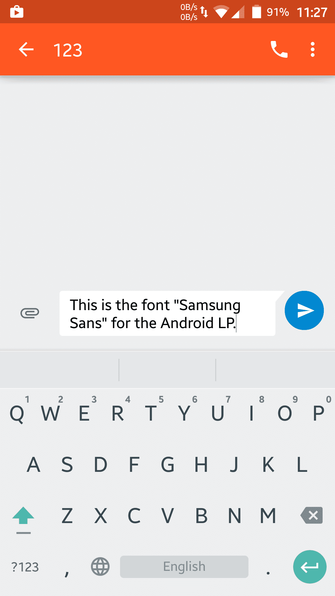 Samsung galaxy font download